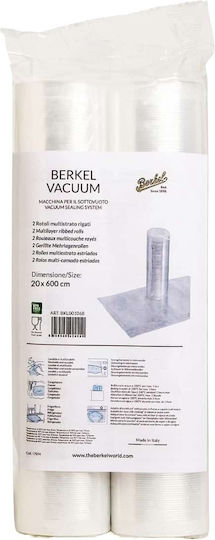 Set 2 Vacuum Food Sealing Rolls 20x600 Cm Berkel Bkl001066