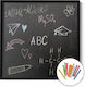 Tulup Wall-Mounted ChalkBoard 50x50cm