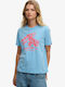 Women's T-shirt Toucan Blue