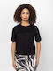 Women's T-shirt Marine/t17081 Black