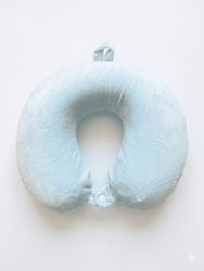 Dream House Velvet Turquoise Travel Pillow