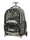 Polo Freely School Trolley Bag for Elementary School with Water Bottle Holder Black 25lt 31 x 18 x 44cm 2026