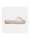 Women's Flat Sandals Beige