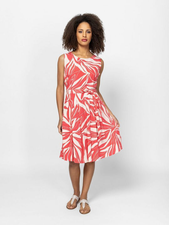 Heavy Tools Sommer Midi Damenkleid Petal