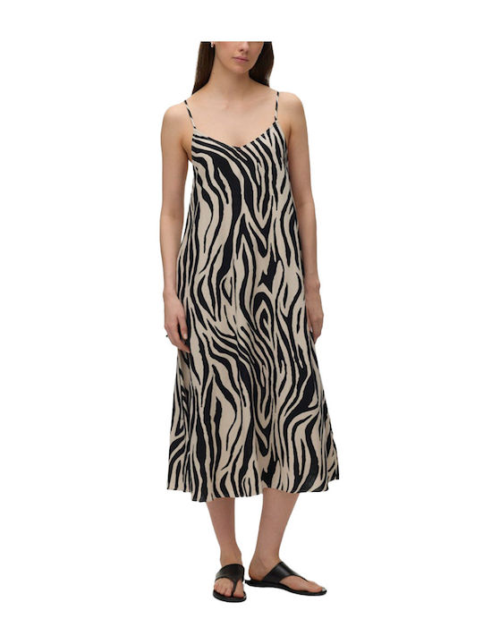 Vero Moda Sommer Midi Damenkleid Silver Lining