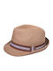Kinderhut Fedora Stoff Vacation Time Braune