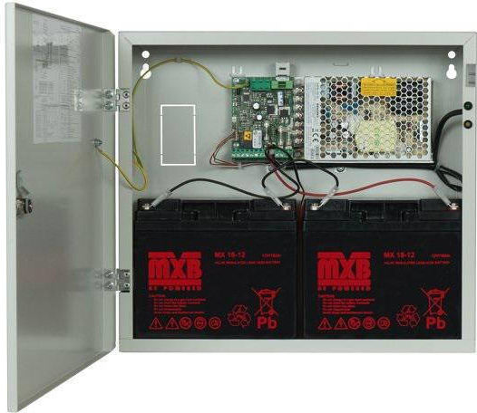 Power Supply Fire Detection Systems 24v/5.5a In Metal Case Merawex Zsp100-5.5a-18 Space 2 Batteries