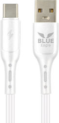 Blue Eagle Be-dcac-13 Tpe Fast Charging Cable Usb-a - Type-c 1m White Blue Eagle Be-dcac-13 Tpe Fast Charging Cable Usb-a - Type-c 1m White
