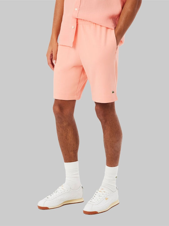 Lacoste Αθλητική Ανδρική Βερμούδα Κίτρινη