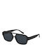 Jack & Jones Black Beauty Ανδρικά Γυαλιά Ηλίου με Μαύρο Σκελετό και Μαύρο Φακό 12184899