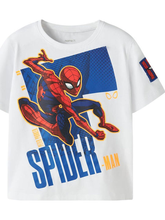 Name It Kids T-shirt Bright White Spiderman