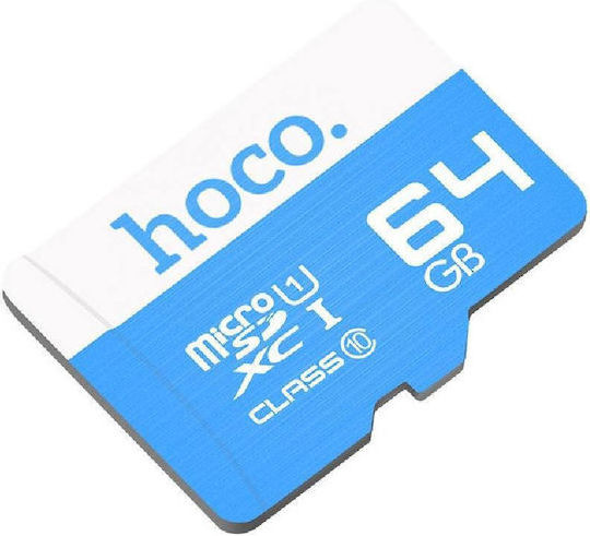 Hoco microSDHC 64GB Clasa 10 95MB/s cu adaptor