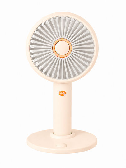 2 1 Ventilator Portabil Electric / USB Portocaliu