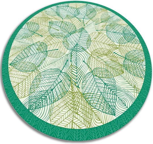 Tulup Χαλί Φ50cm Πράσινο