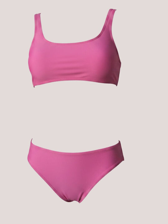 Modern Ocean Set Bikini Μπουστάκι με Ενίσχυση Ροζ Modern Ocean Set Bikini Μπουστάκι με Ενίσχυση Ροζ
