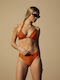 Celestino Bikini Set Decorative Rings Tile Red