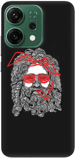 Oppo Reno 14 Cool Glasses Black Colored Silicone TPU Mobile Phone Case