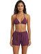 Set Bikini Σορτς Μωβ