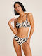 Set Bikini Ψηλόμεσο Animal Print Zebra Print