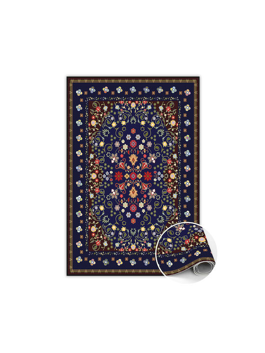 Tulup Rectangular Blue Rug 120x180cm