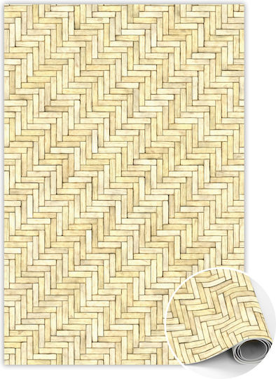 Tulup Covor Rectangular Galben 150x225cm