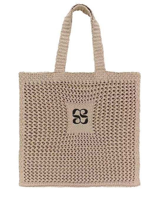 My Essential Wardrobe Geantă Tote De Mână Din Material Textil Pentru Damă Ecru