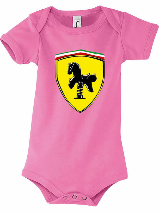 kirikoko Baby Driver Baby Horse Rider Боди Розово