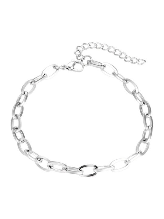Silver And More Fußarmbänder aus Stahl 21cm
