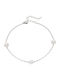 Silver And More Fußarmband aus Edelstahl Stahl 24cm
