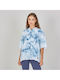 Short Sleeve Women's Shirt Indigo