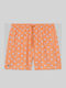 Men's Swim Shorts Yellow with Patterns