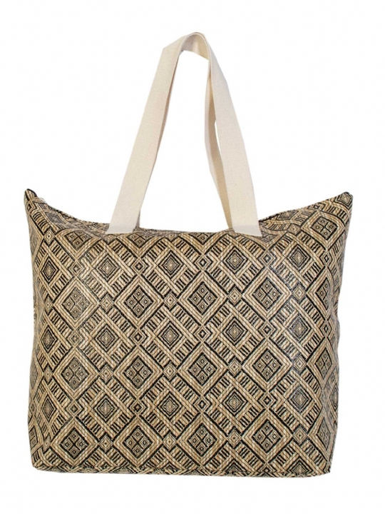 Filios Accessories Geantă De Plajă Din Wicker Bej Filios Accessories Geantă De Plajă Din Wicker Bej