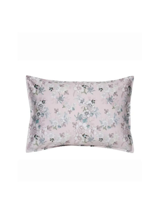 Kentia Vervita Set Pillowcases Oxford Pink-Whit...