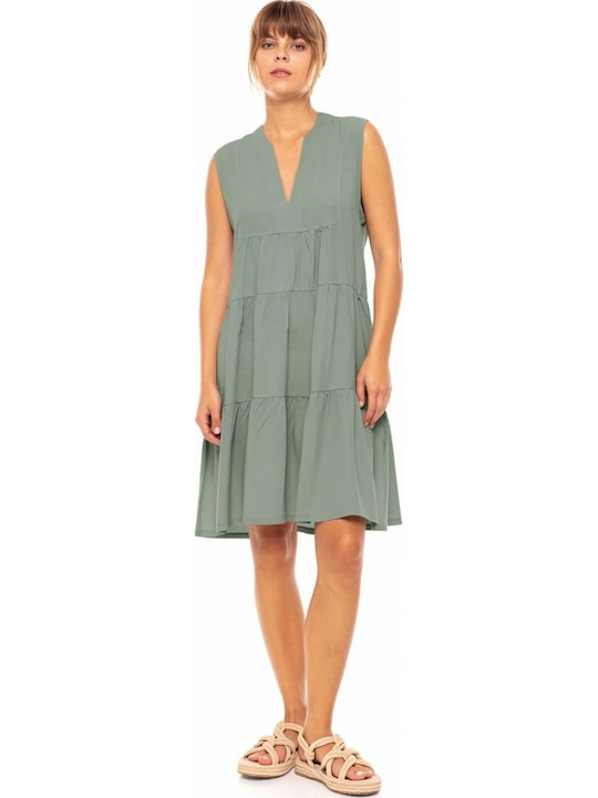 Pink Label Women's Beachwear Caftan Oil Green