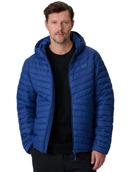 Μπουφάν Αδιάβροχο και Αντιανεμικό Navy Blue