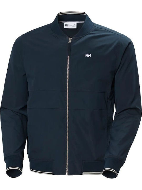 Marine Bomber Jacket Waterproof Navy Blue