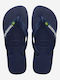 Brasil Logo Herren Flip-Flops Blau