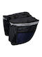Dunlop Doppeltes Fahrradtaschen Rack Bag 13lt Schwarze