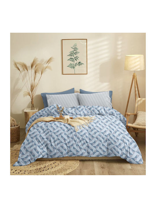 Cokitex Παπλωματοθήκη Μονή 165x245 Marta Mira Blue