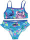 Disney Stitch & Angel Costum De Baie Pentru Copii Bikini Albastru