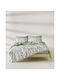Kentia Cotton Duvet Cover Set 225x245cm Double with 2 Pillowcases Stylish Ifigenia Ifigenia