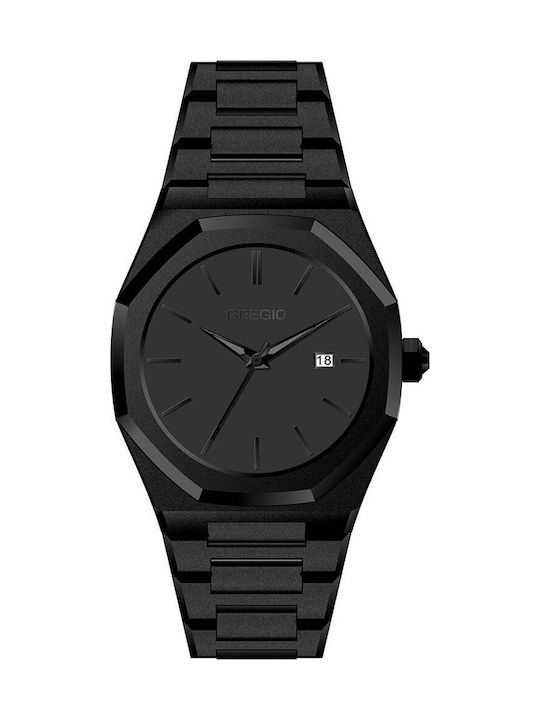 Gregio Womens Watch Battery with Black Metal Bracelet