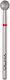 Ulka Diamond Cutter Nail Drill Bit With Red Ball Head