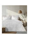 Nima Africa Bed Sheets Set King Size 270x280cm Beige (4pcs)