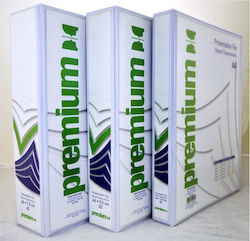 Dosar De Prezentare Premium A4 2 Inele Spate 3,5cm Alb