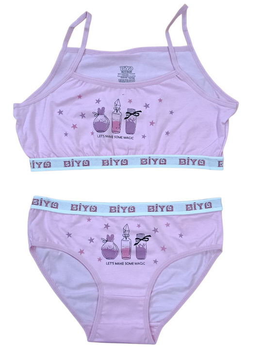 Biyo Power Σετ Παιδικά Μπουστάκια Power Pink