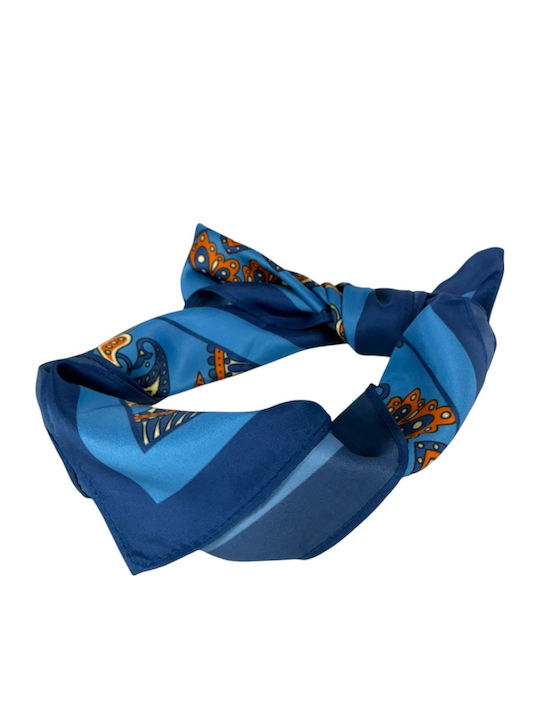 Men's Blue Pocket Handkerchief