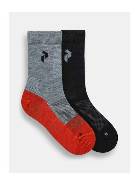 Peak Performance Trekking Black Socks 2 Pairs