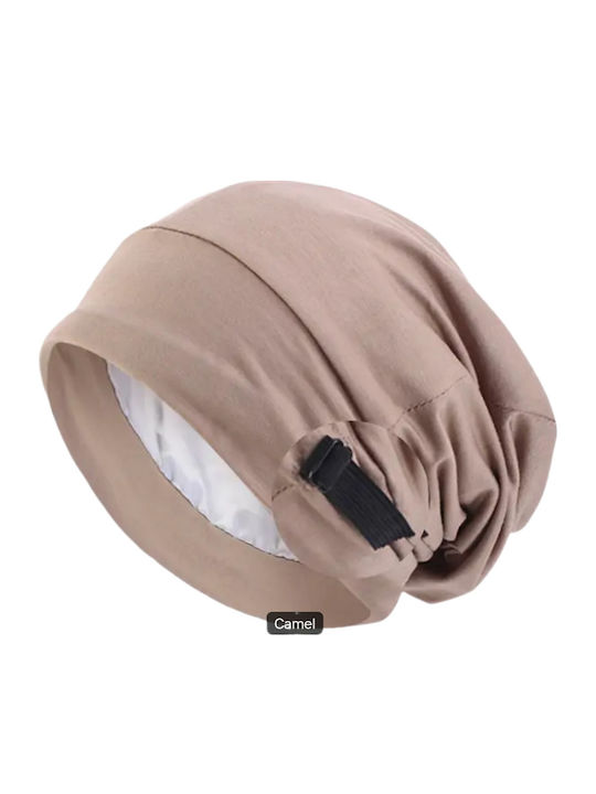 Beanie Unisex Σκούφος Πλεκτός σε Μπεζ χρώμα