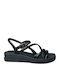 Women's Flat Sandals Flatforms Black